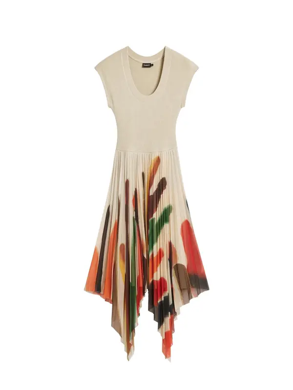 Desigual Desigual Obleka  mešane barve / bela
