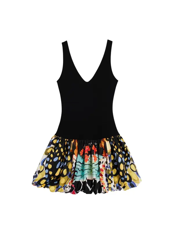 Desigual Desigual Obleka  mešane barve / črna