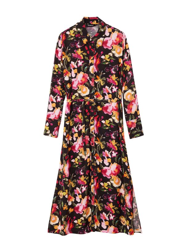 Desigual Desigual Obleka  mešane barve / črna