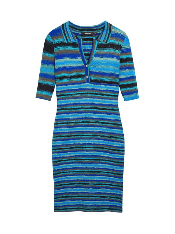 Desigual Desigual Obleka  modra