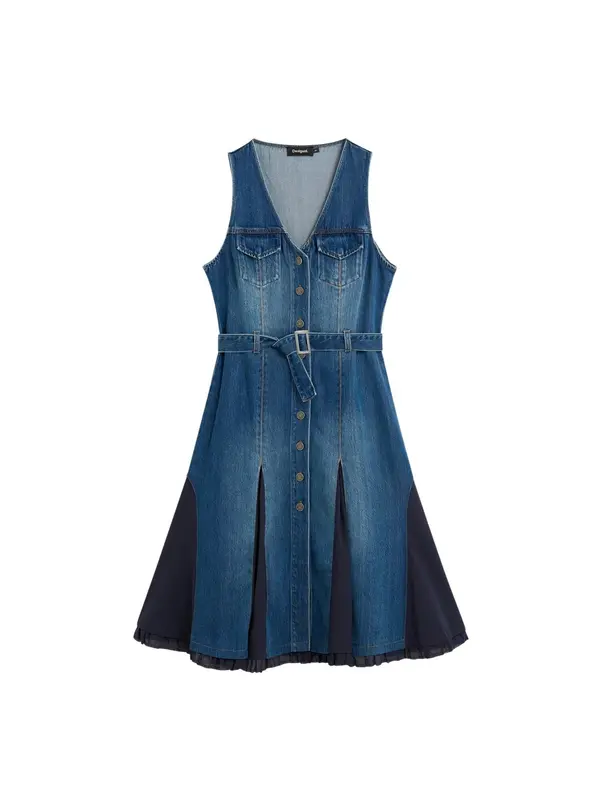 Desigual Desigual Obleka  modra