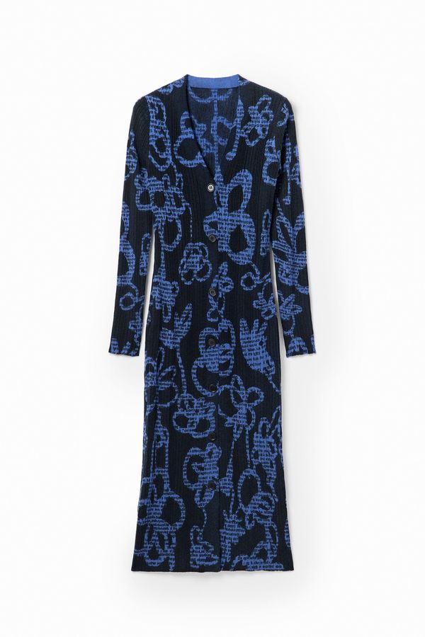 Desigual Desigual Obleka  modra / črna