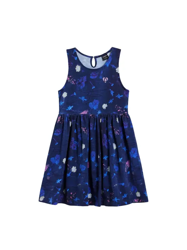 Desigual Desigual Obleka  modra / temno modra / meta / roza