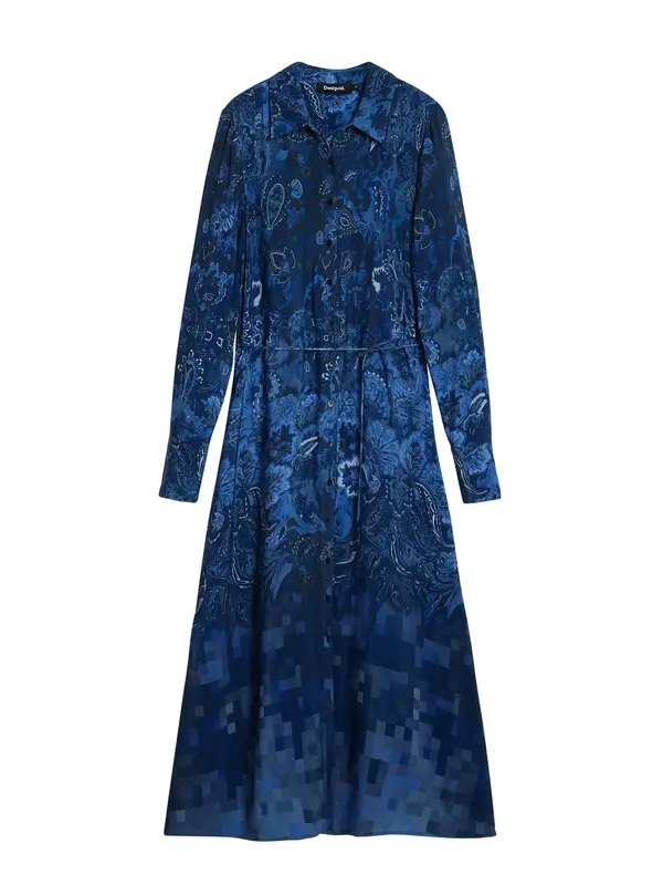 Desigual Desigual Obleka  modra