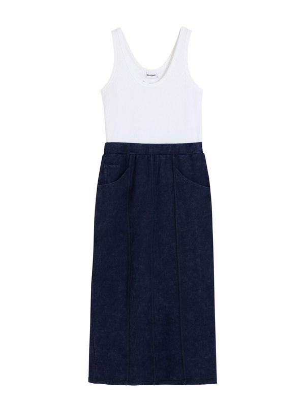 Desigual Desigual Obleka  mornarska / bela