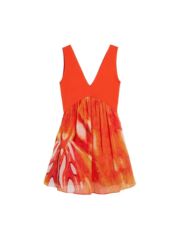 Desigual Desigual Obleka  progasto bež / oranžna