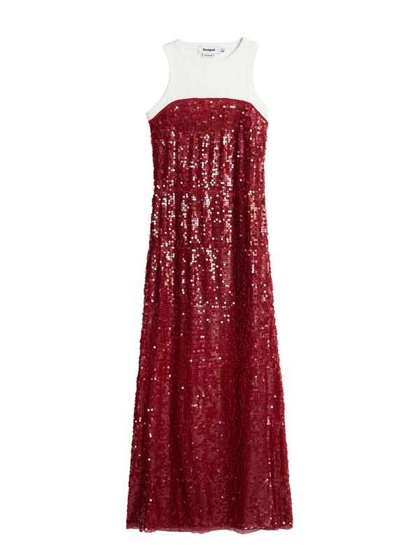 Desigual Desigual Obleka  rdeča / bela