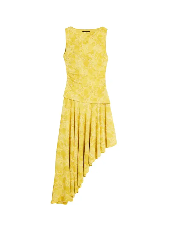 Desigual Desigual Obleka  rumena / bela