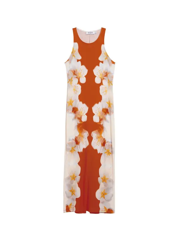 Desigual Desigual Obleka  rumena / oranžna / bela
