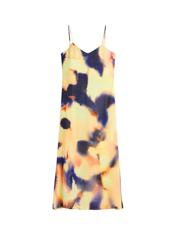 Desigual Desigual Obleka  rumena / oranžna / črna