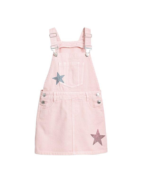 Desigual Desigual Obleka 'Star Pinafore'  pastelno roza