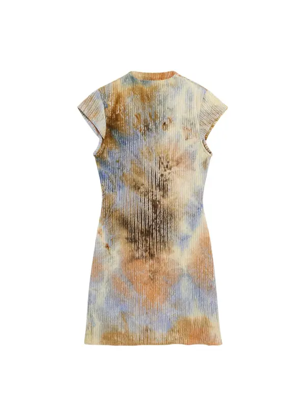 Desigual Desigual Obleka  svetlo modra / rjava