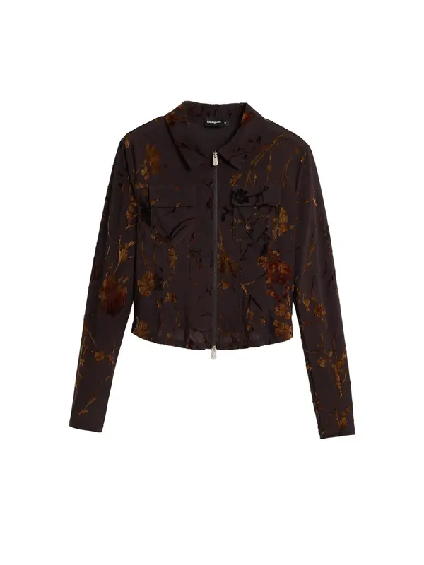 Desigual Desigual Prehodna jakna  kostanj rjava / bronasta