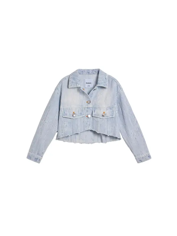 Desigual Desigual Prehodna jakna  moder denim