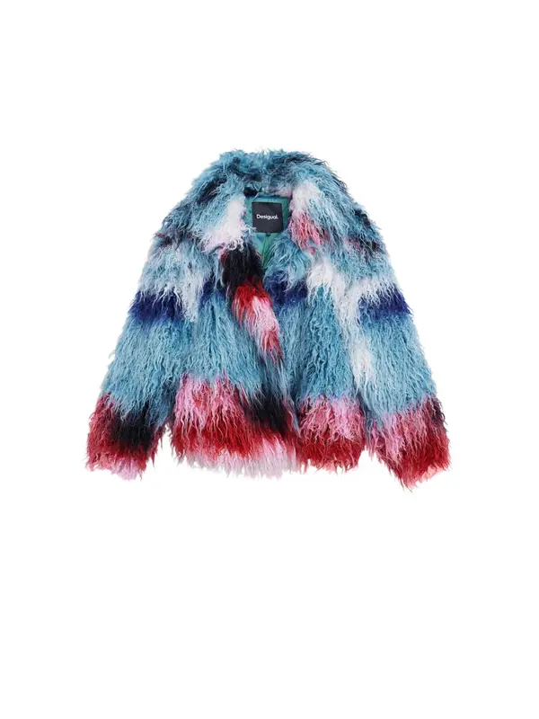 Desigual Desigual Prehodna jakna  modra / temno modra / rdeča