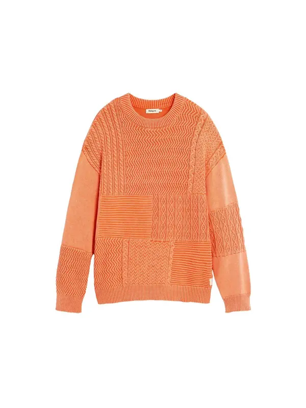 Desigual Desigual Pulover  oranžna