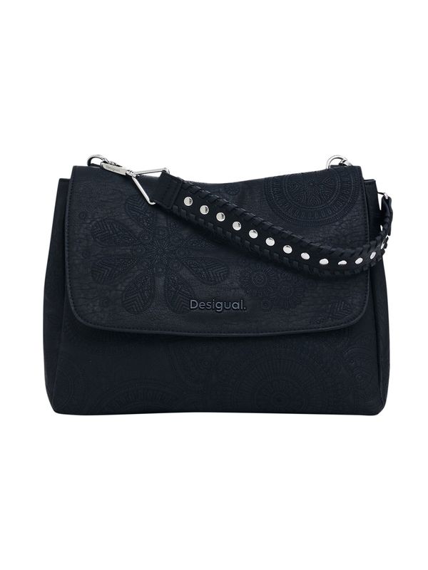 Desigual Desigual Ročna torbica 'Mandala'  črna