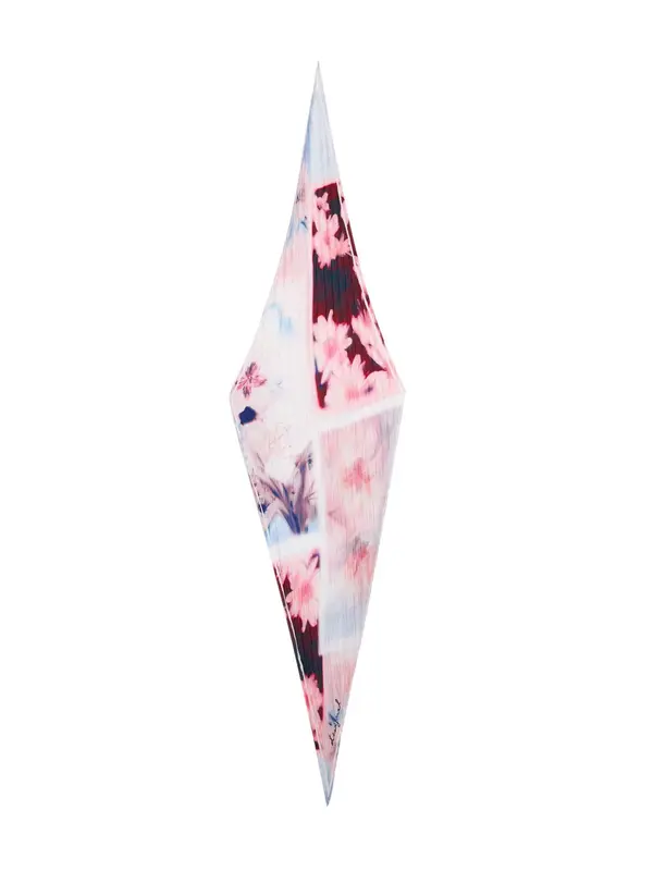 Desigual Desigual Šal  svetlo modra / temno rjava / roza / bela