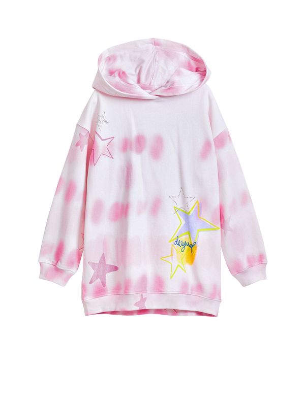 Desigual Desigual Športna obleka  rumena / svetlo roza / bela