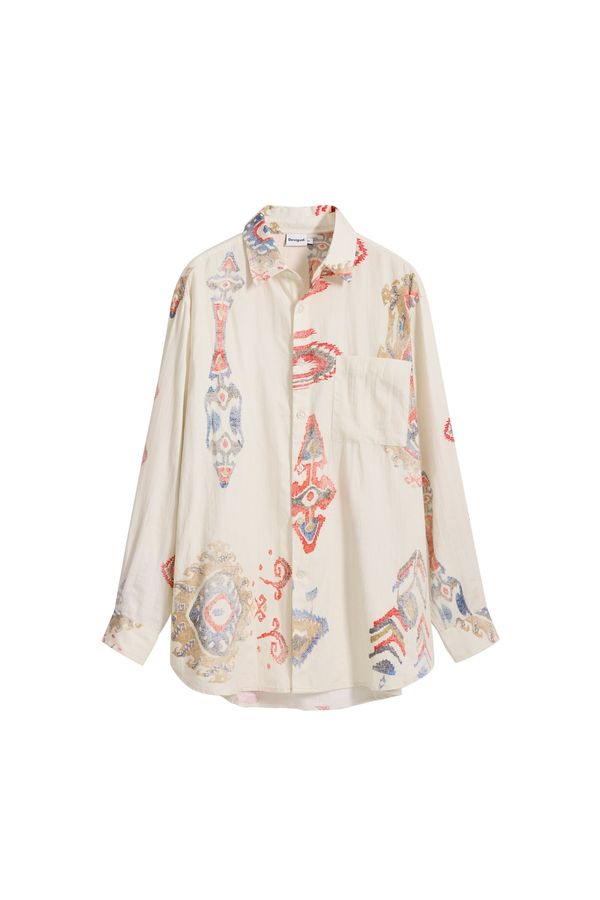 Desigual Desigual Srajca  ecru / mešane barve