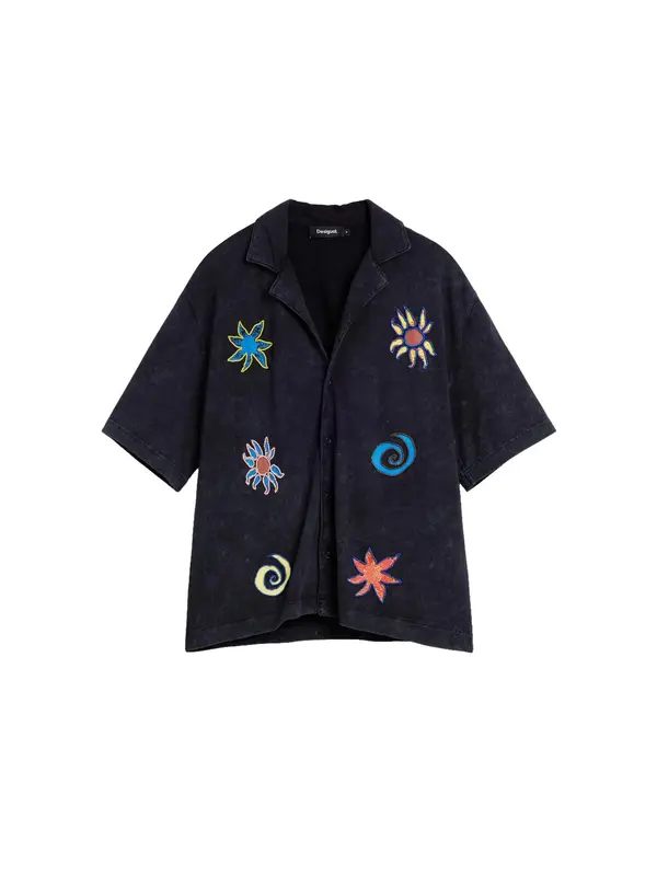 Desigual Desigual Srajca  mornarska / voda / svetlo lila / oranžna