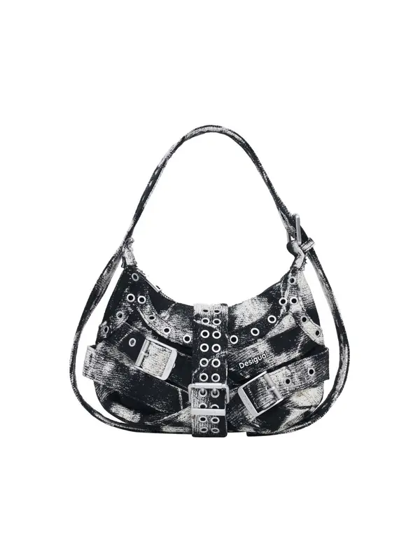 Desigual Desigual Torba za čez ramo  črna / bela