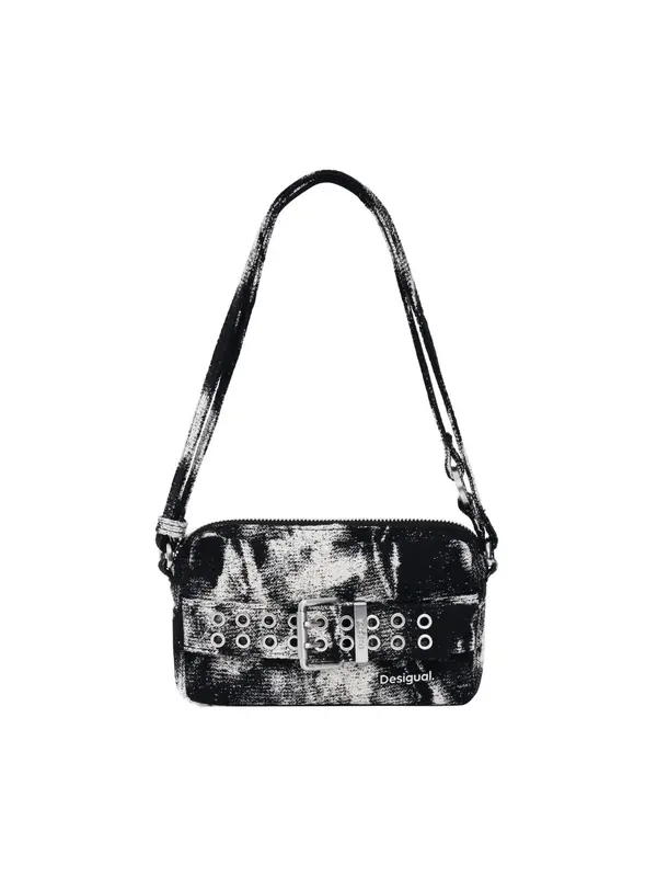 Desigual Desigual Torba za čez ramo  črna / bela