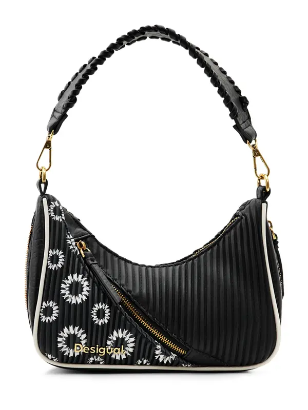 Desigual Desigual Torba za čez ramo  črna / bela