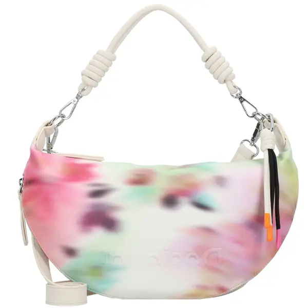 Desigual Desigual Torba za čez ramo 'Kuwait'  turkizna / temno liila / svetlo roza / off-bela