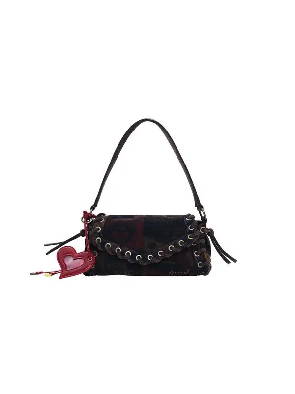 Desigual Desigual Torba za čez ramo  mornarska / temno rjava / bordo / črna