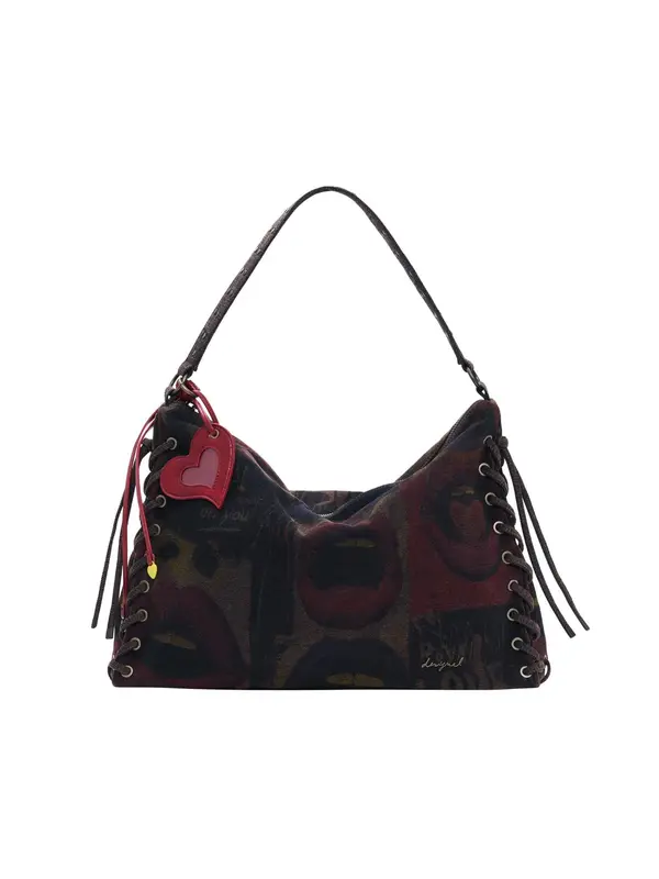 Desigual Desigual Torba za čez ramo  temno rjava
