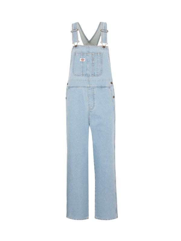 DICKIES DICKIES Kavbojke z naramnicami  svetlo modra