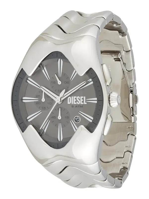 DIESEL DIESEL Analogna ura 'Mercurial'  temno siva / črna / srebrna / bela