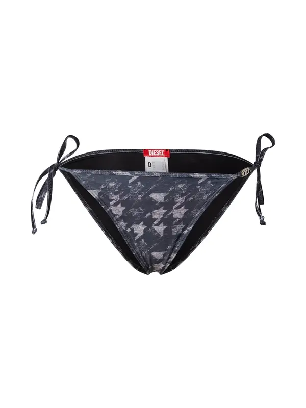DIESEL DIESEL Bikini hlačke  pegasto siva / črn denim