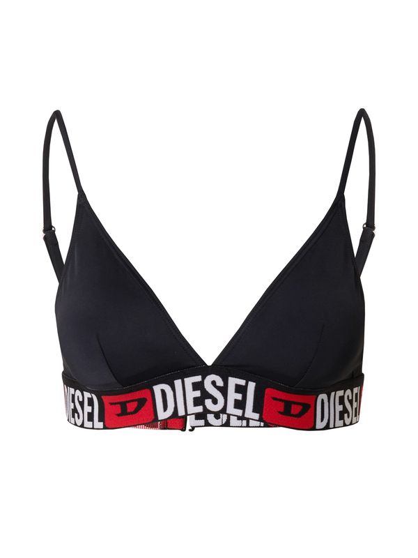 DIESEL DIESEL Bikini zgornji del 'BFB-BRA-EL'  rdeča / črna / bela