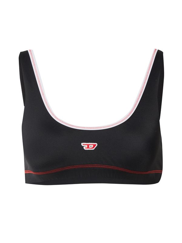 DIESEL DIESEL Bikini zgornji del 'JUDY'  rdeča / črna / bela