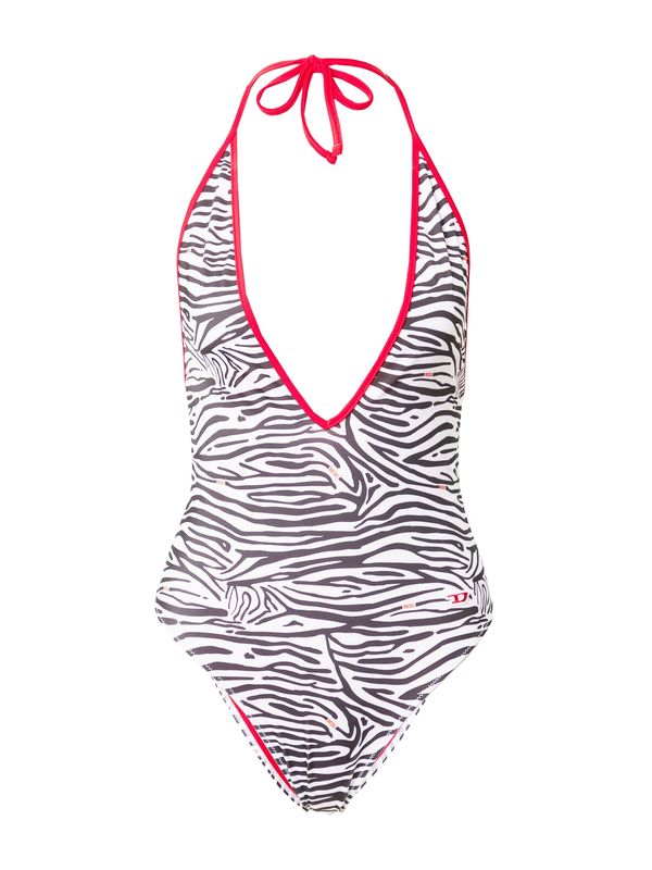 DIESEL DIESEL Enodelne kopalke 'LORY'  fuksija / črna / bela