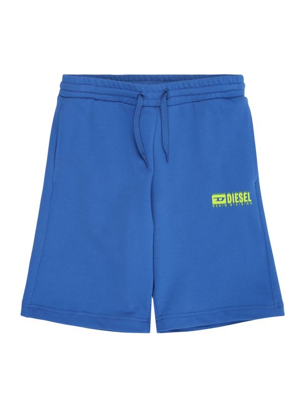 DIESEL DIESEL Hlače  modra / svetlo zelena