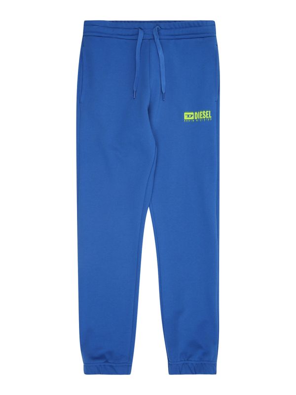 DIESEL DIESEL Hlače  modra / svetlo zelena