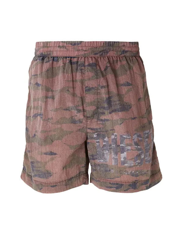 DIESEL DIESEL Kratke kopalne hlače 'RIO'  siva / kaki / mauve