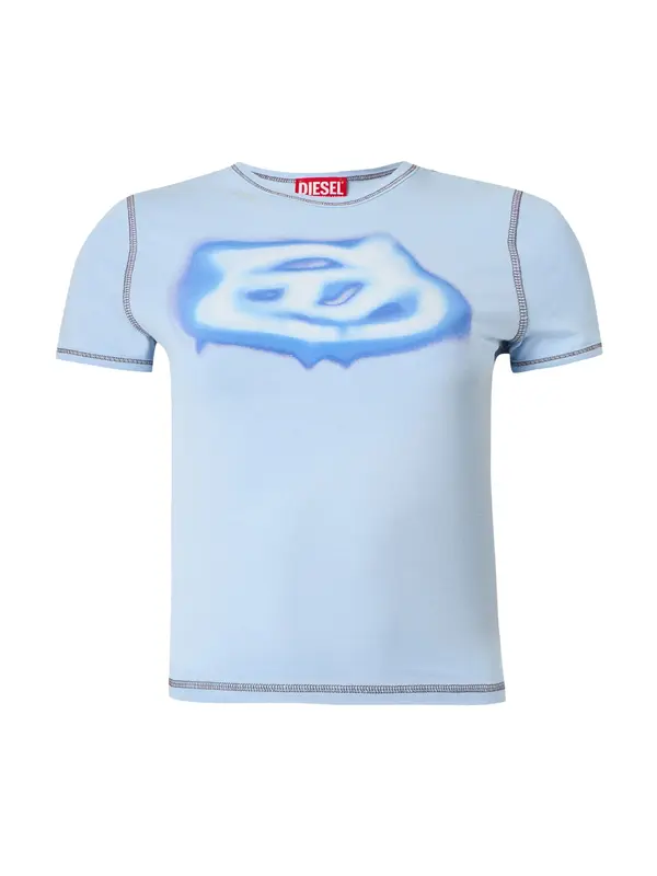 DIESEL DIESEL Majica  modra / pastelno modra / svetlo modra