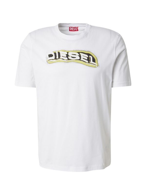 DIESEL DIESEL Majica 'T-ADJUST-R4'  apno / črna / bela