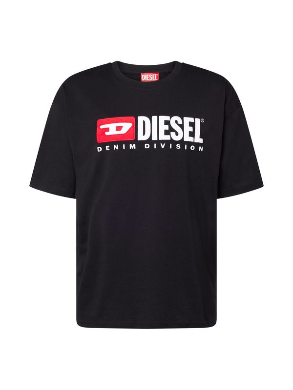 DIESEL DIESEL Majica 'T-BOXT-DIV'  rdeča / črna / off-bela