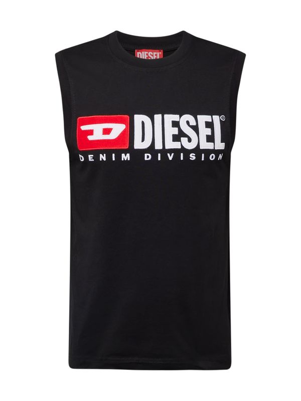 DIESEL DIESEL Majica 'T-Isco-Div'  rdeča / črna / bela