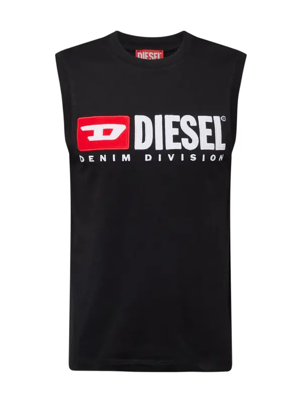 DIESEL DIESEL Majica 'T-Isco-Div'  rdeča / črna / bela