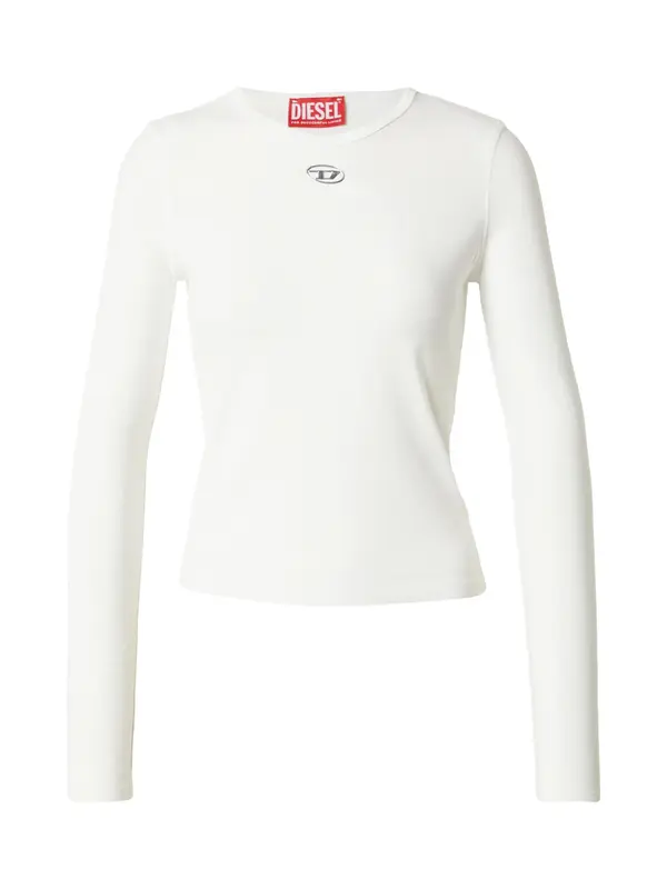 DIESEL DIESEL Majica 'T-UNCUTIESLONG'  bela