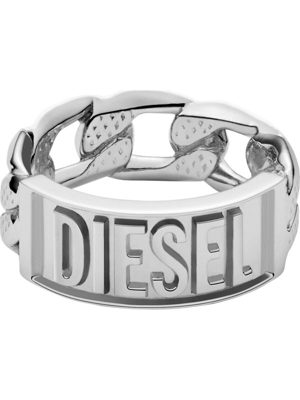 DIESEL DIESEL Prstan  srebrna