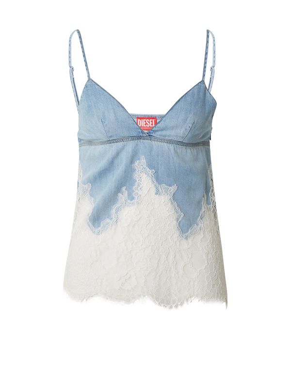 DIESEL DIESEL Top 'DE-MONY-S'  moder denim / bela