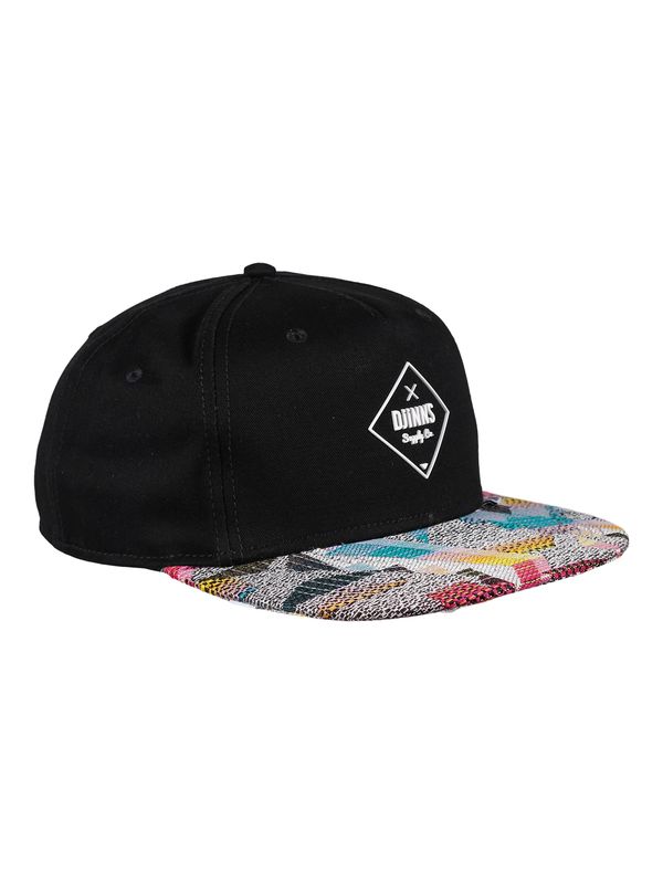 DJINNS DJINNS Kapa 'Rubber Aztek'  svetlo modra / črna / off-bela