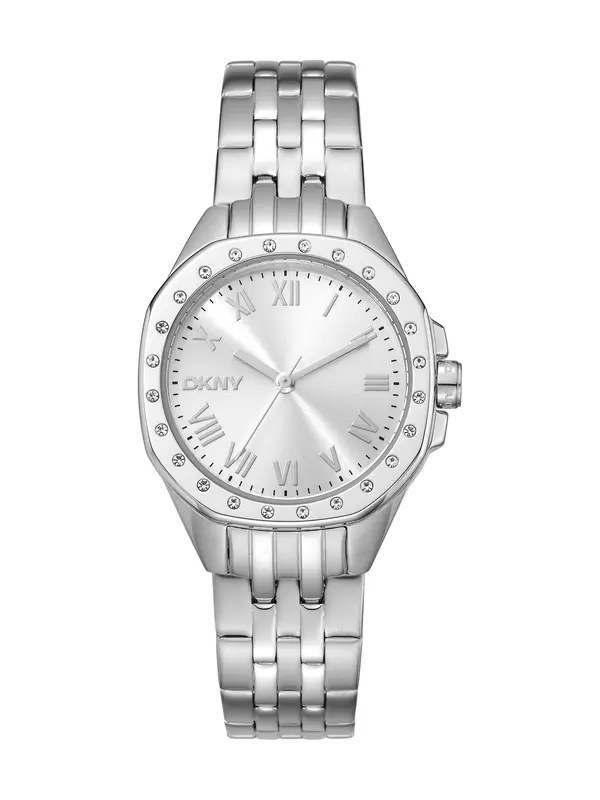 DKNY DKNY Analogna ura 'Brooklyn'  srebrna